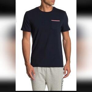 Lacoste Men's Navy T-Shirt with Pocket Detail